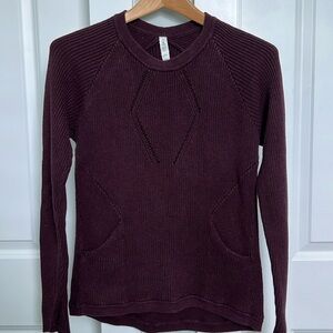 Lululemon Maroon The Sweater The Better.